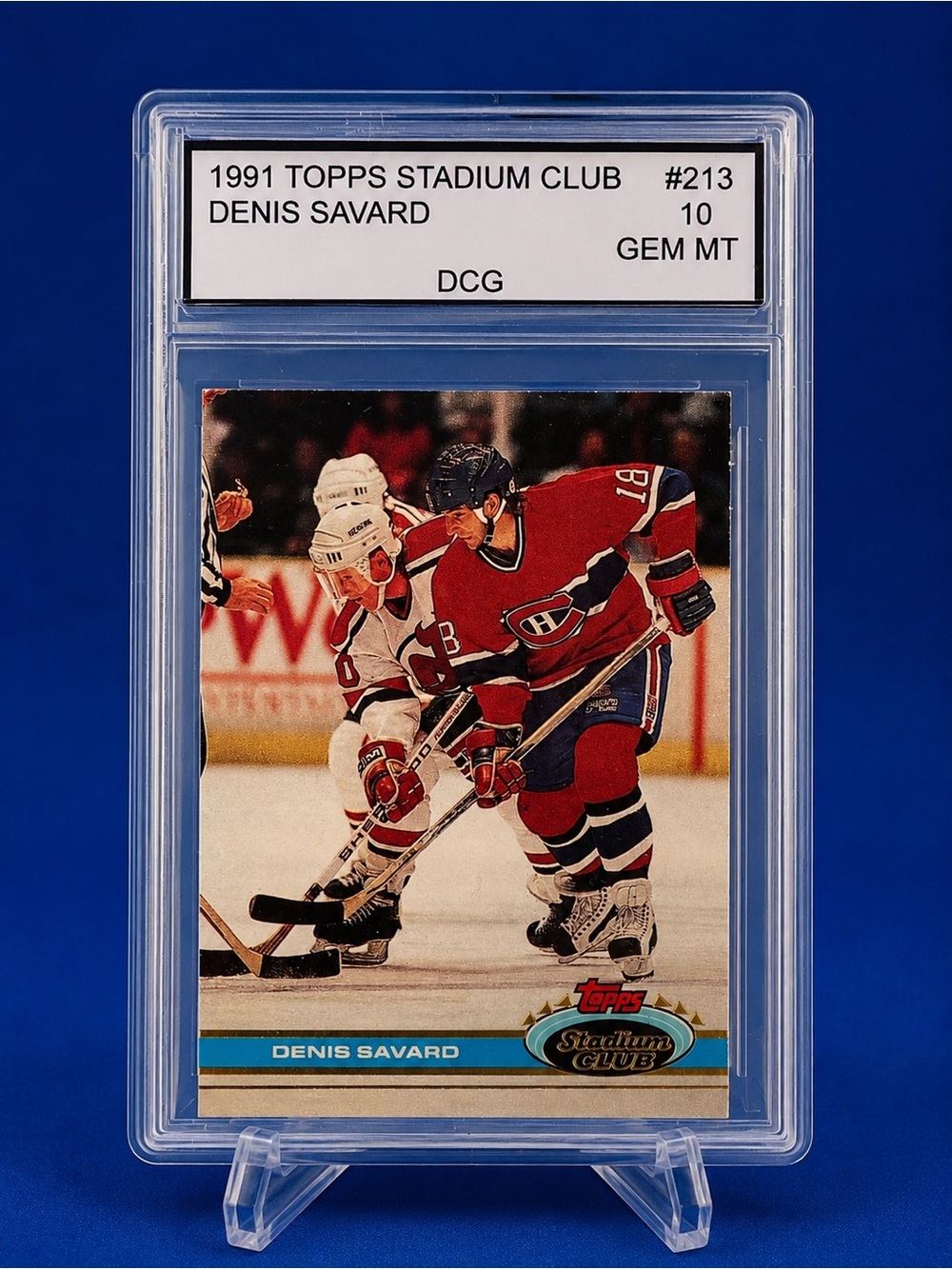 1991 Topps  Denis Savard Hockey Card - Montreal Canadiens